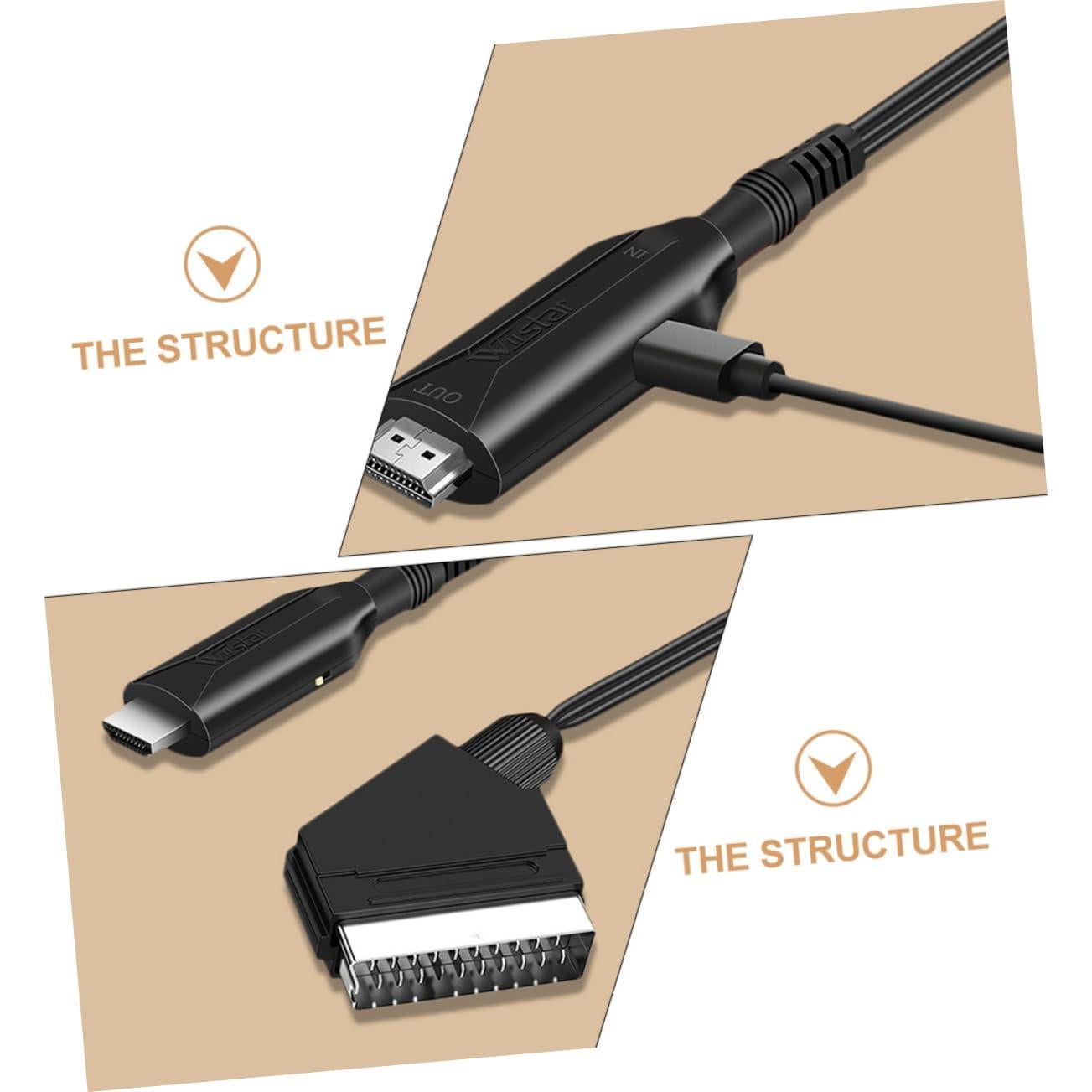 Adaptador de Video Scart a Digital Tofficu 720p 2 Pcs