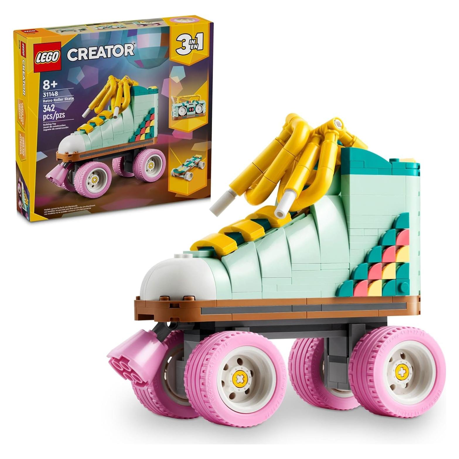 LEGO Creator Patín Retro 3 en 1 31148 Juguete para Niños