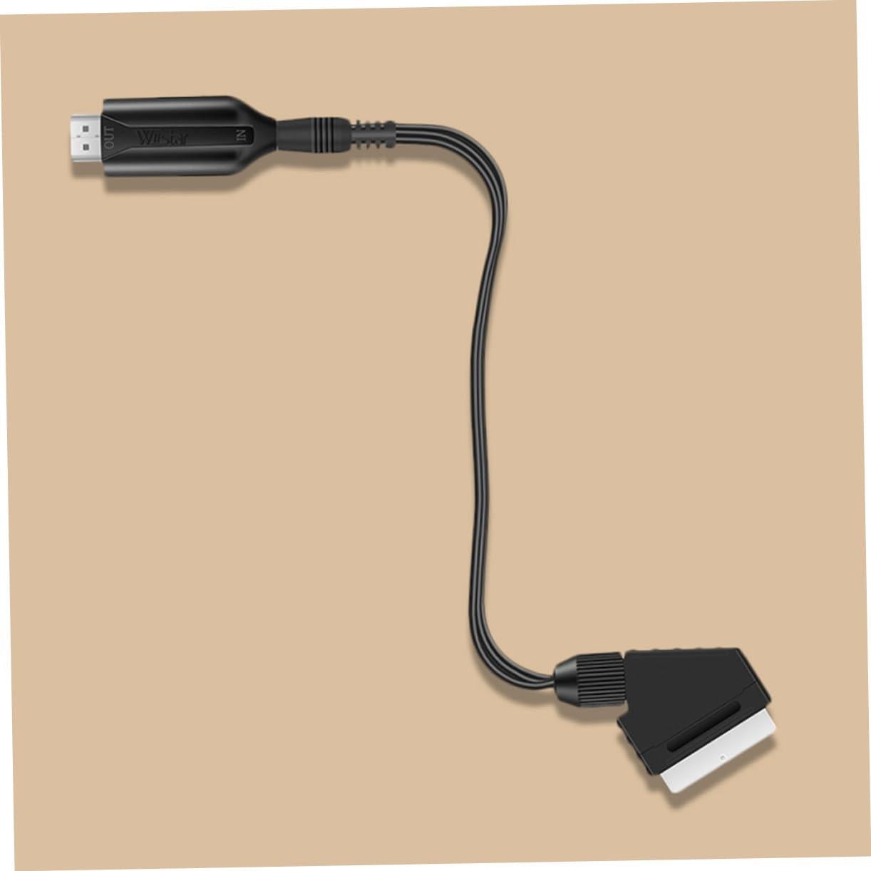 Cable Adaptador SCART a Video NUOBESTY 5 Pcs 1080p 720p