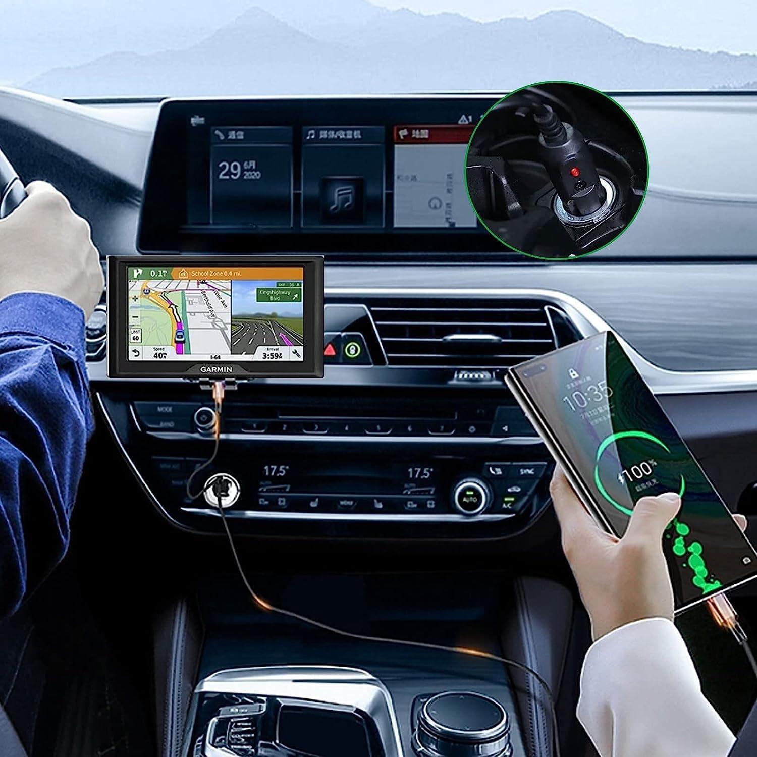 Adaptador de Corriente de Coche Guy-Tech 12V-24V para DVD RCA