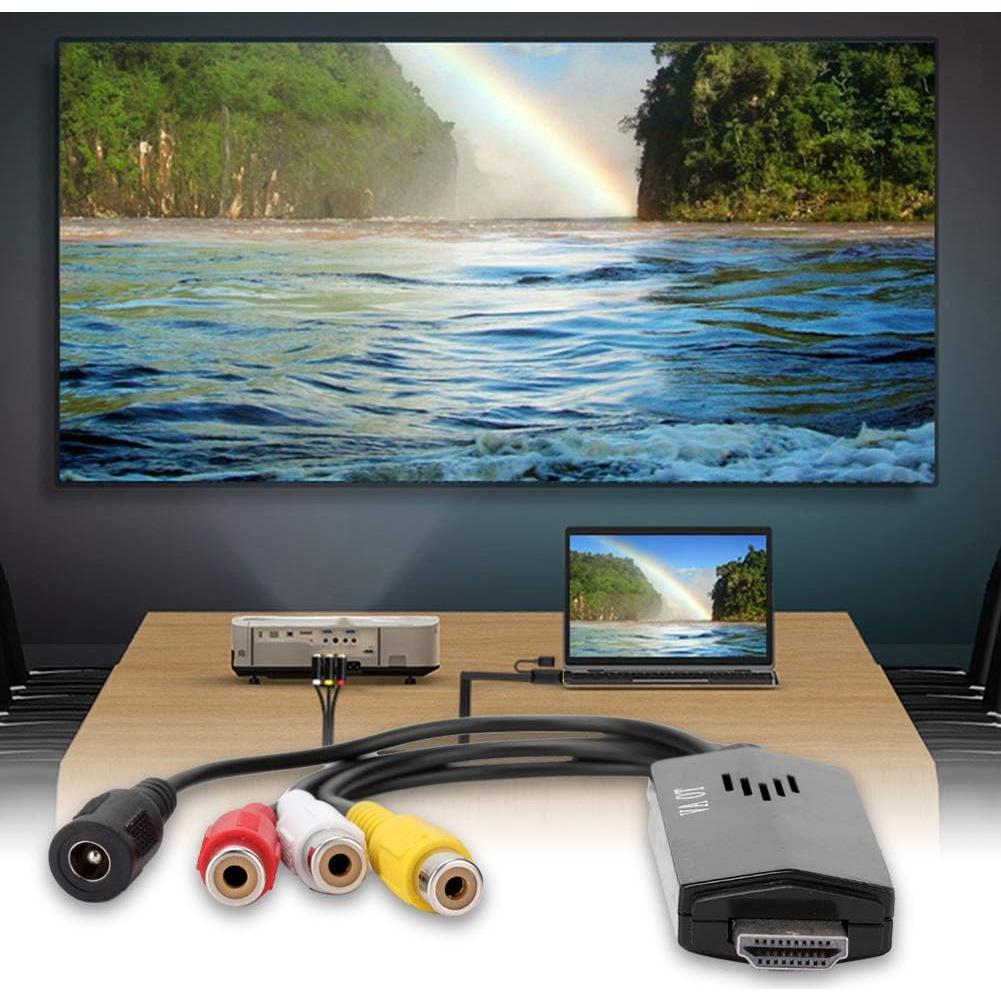 Convertidor HDMI a AV CHEOTIME 1080p para TV y VCR