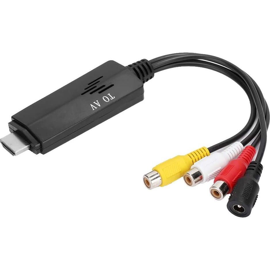 Convertidor HDMI a AV CHEOTIME 1080p para TV y VCR