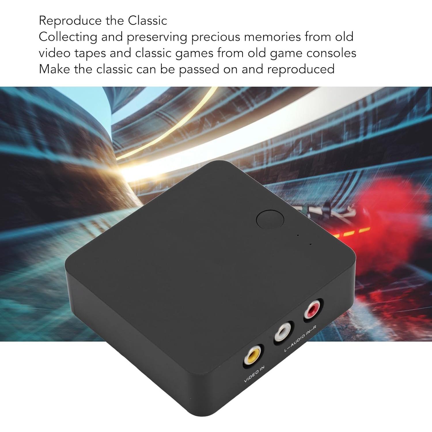 Convertidor AV a HDMI 1080P Sanpyl con Grabación y USB