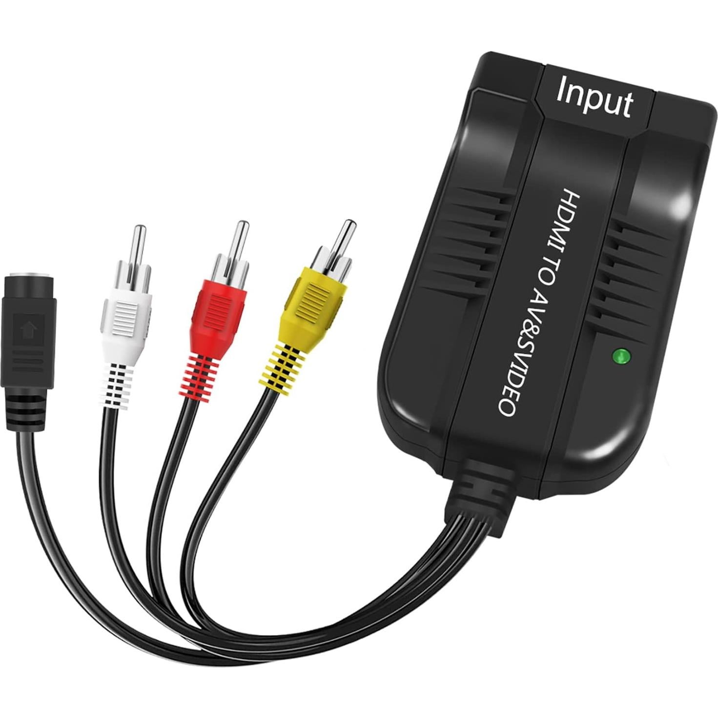 Convertidor HDMI a AV/S-Video HDSUNWSTD 1080p RCA