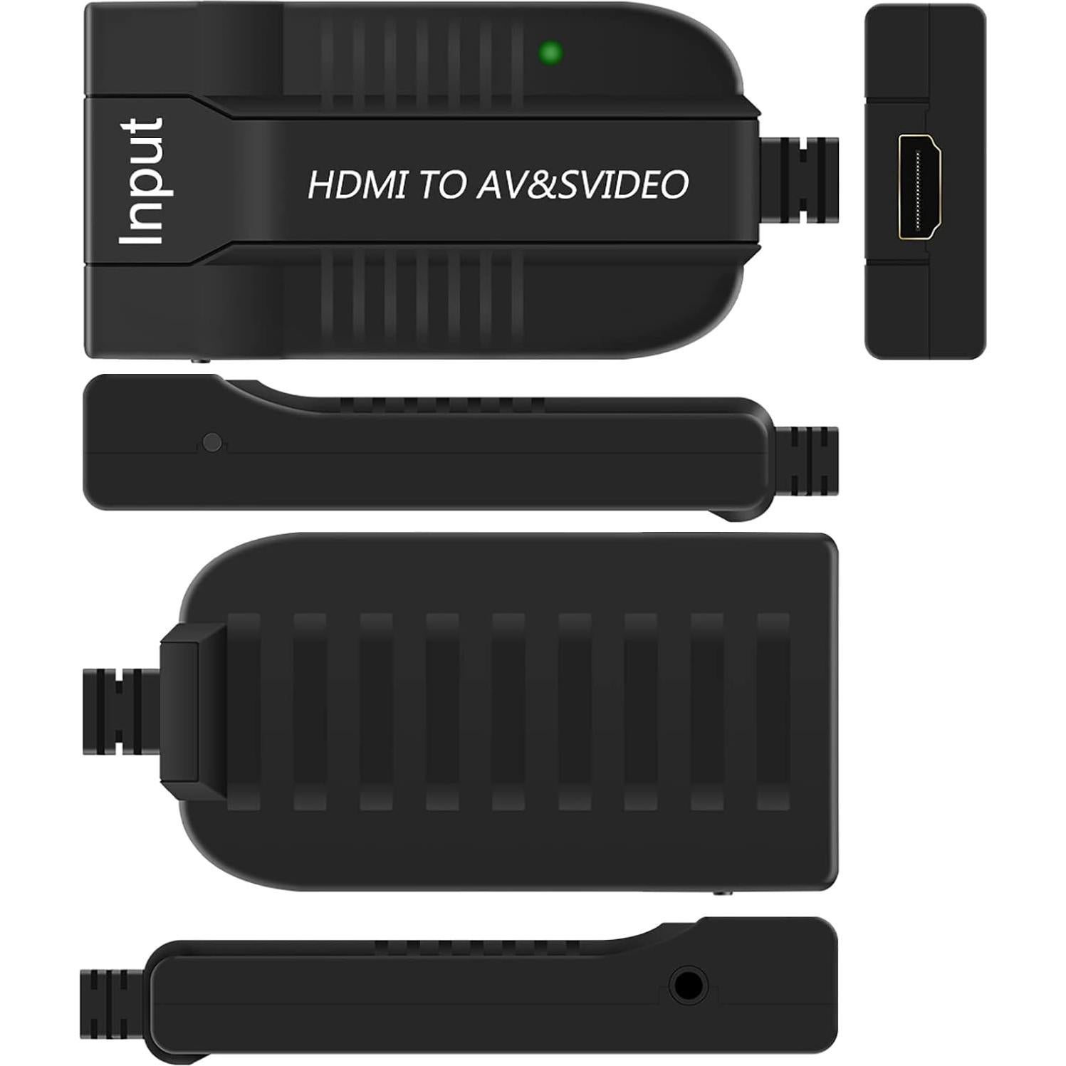 Convertidor HDMI a AV/S-Video HDSUNWSTD 1080p RCA