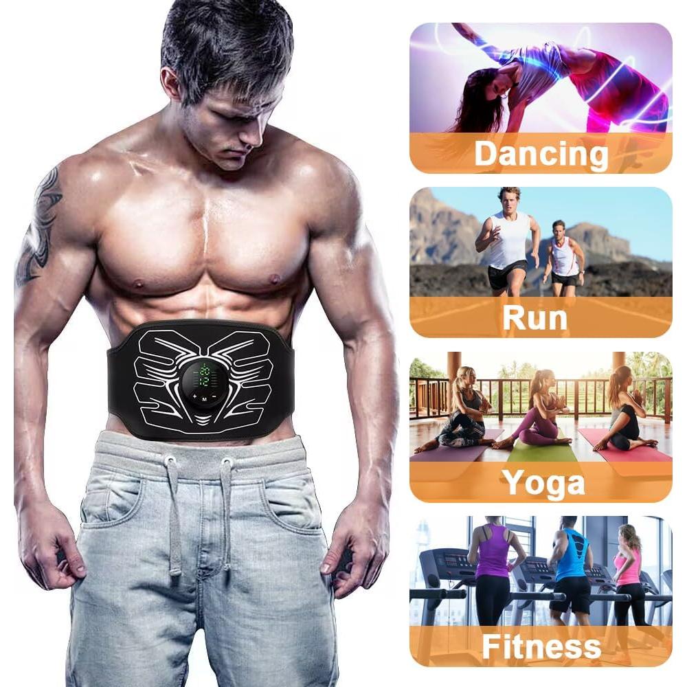 Estimulador Abdominal HOERCAAL Mhd Tens 12 Modos 19 Niveles