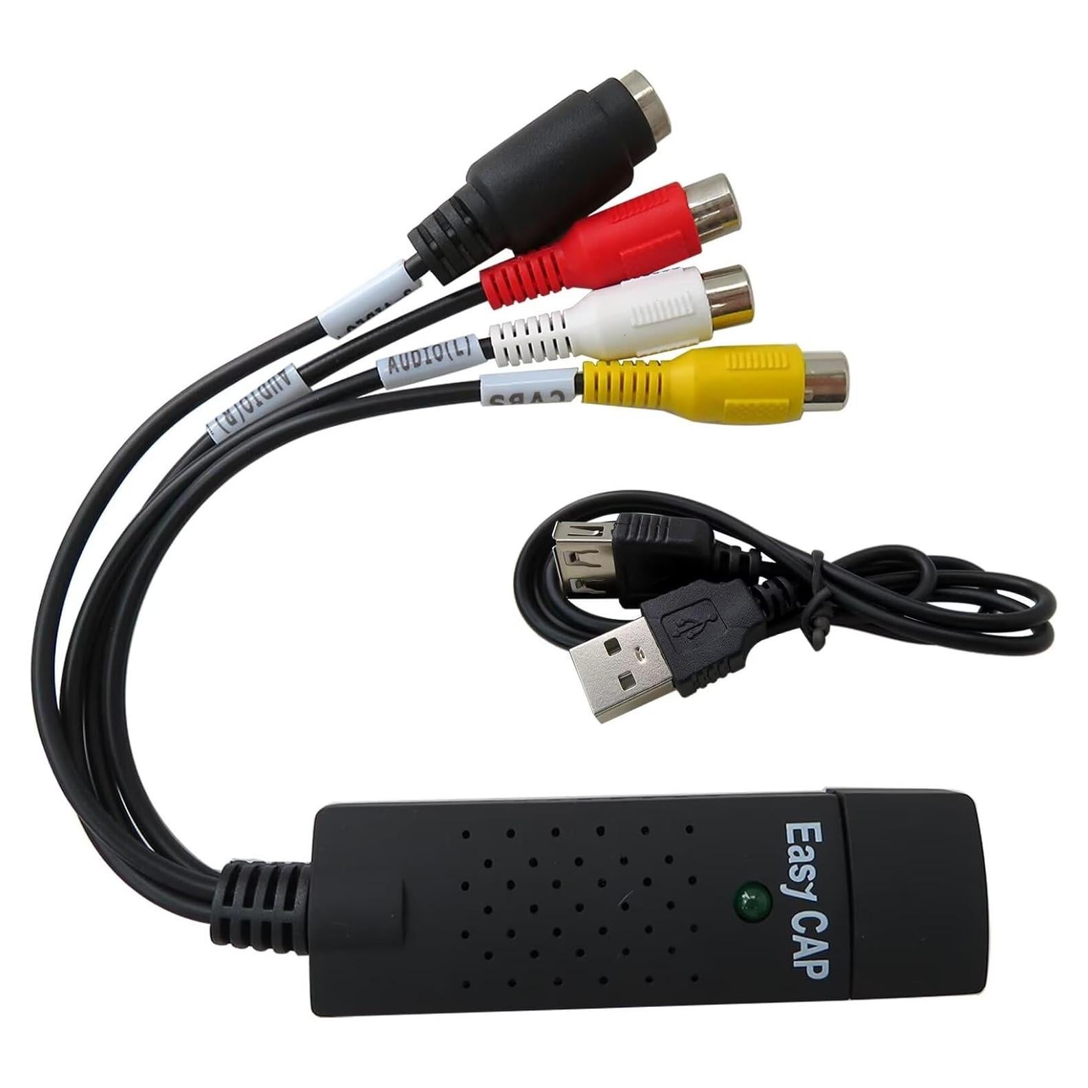 Convertidor Digital de VHS a DVD USB 2.0 Qblahip - NTSC/PAL