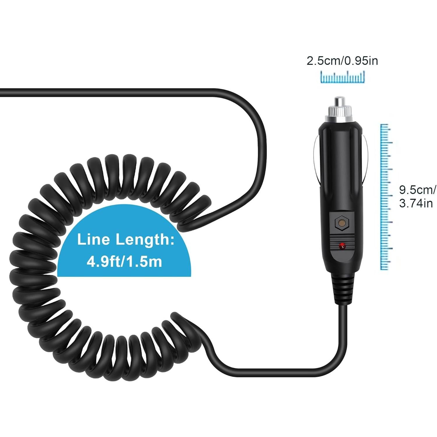 DC Car Charger for Ematic Portable DVD Player ED909 Epd707bu Power Supply Cord Cable