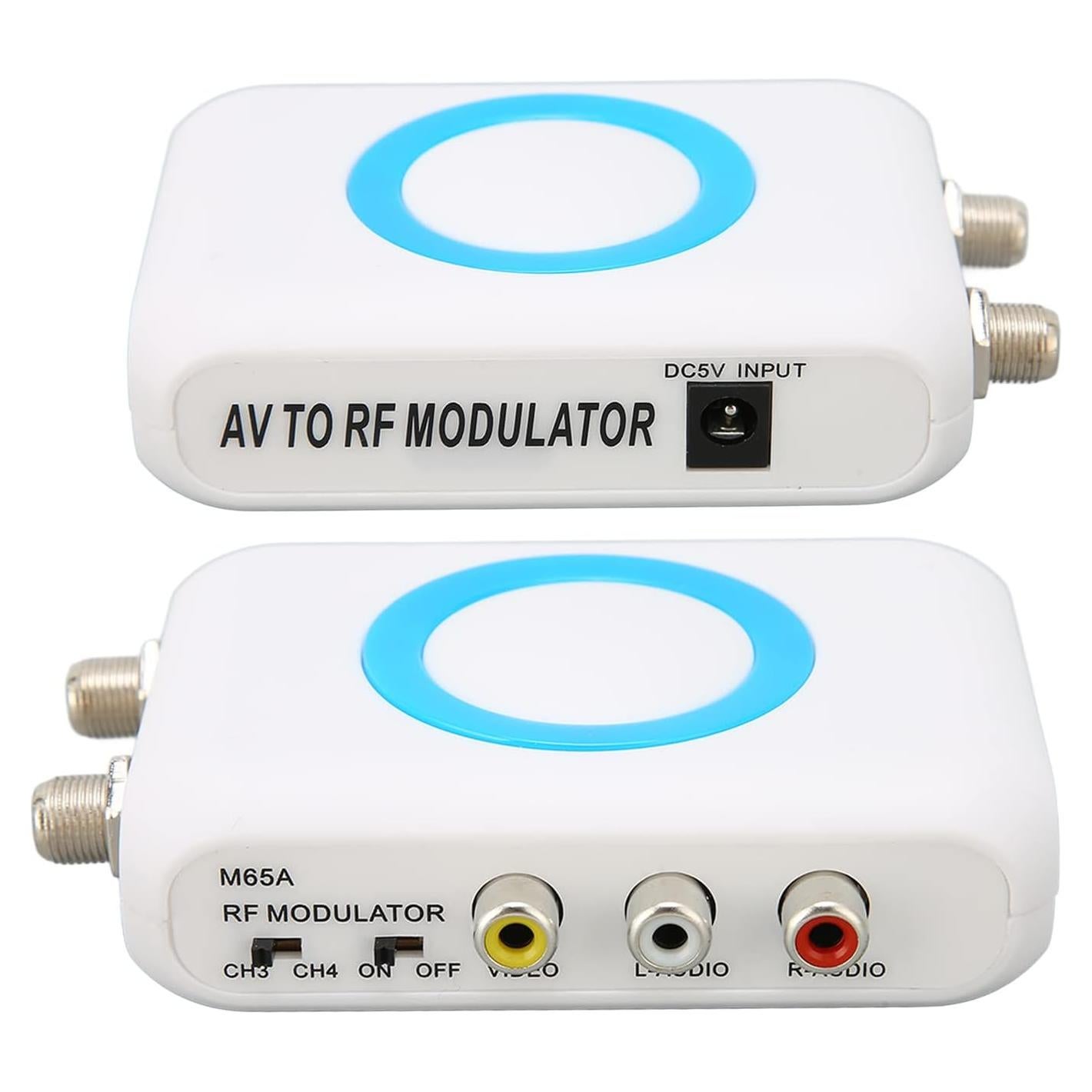 Modulador RF Digital ASHATA M65A-NTSC Coaxial AV VHF HD