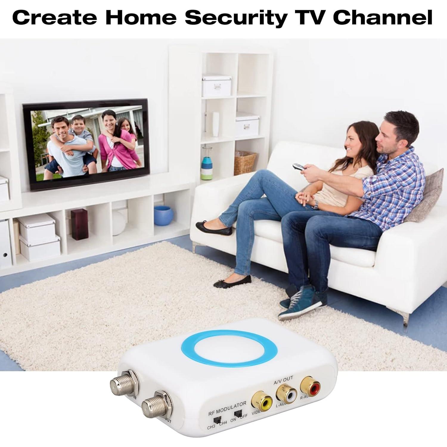 Modulador RF Digital ASHATA M65A-NTSC Coaxial AV VHF HD