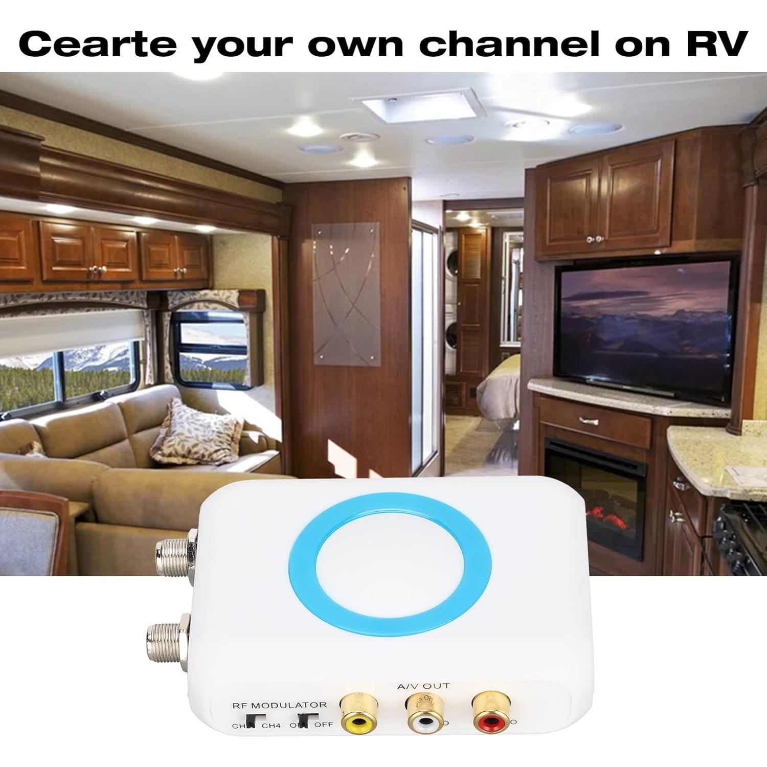 Modulador RF Digital ASHATA M65A-NTSC Coaxial AV VHF HD