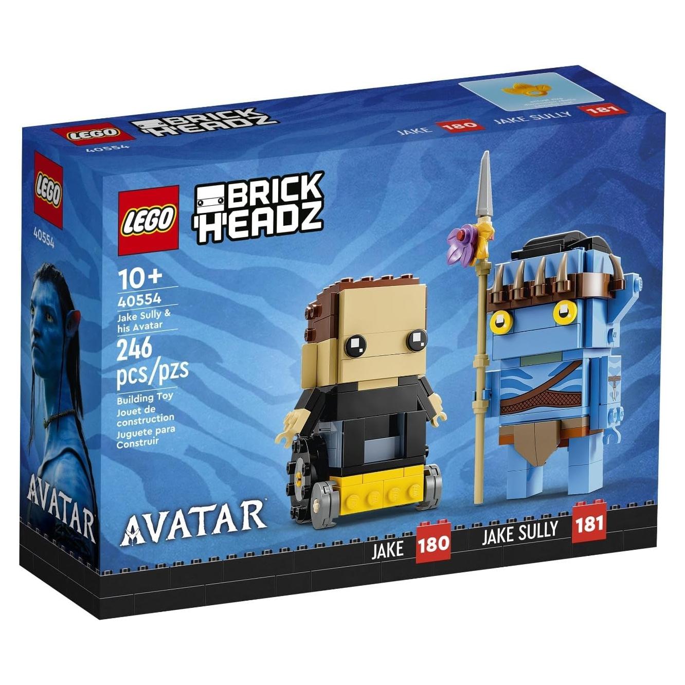 LEGO BrickHeadz Jake Sully y Avatar 40554 Set Construcción