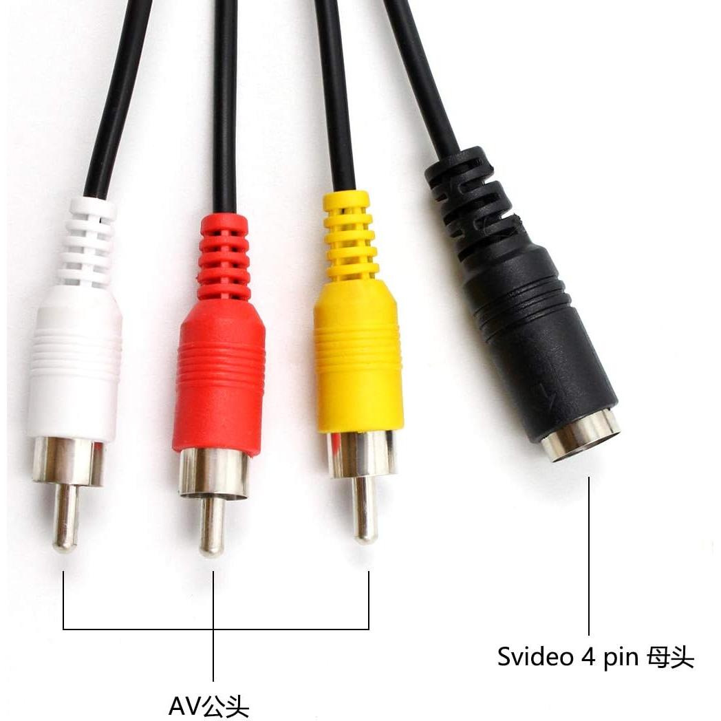 Adaptador Convertidor HDMI HDSunWSTD S-Video a 1080p