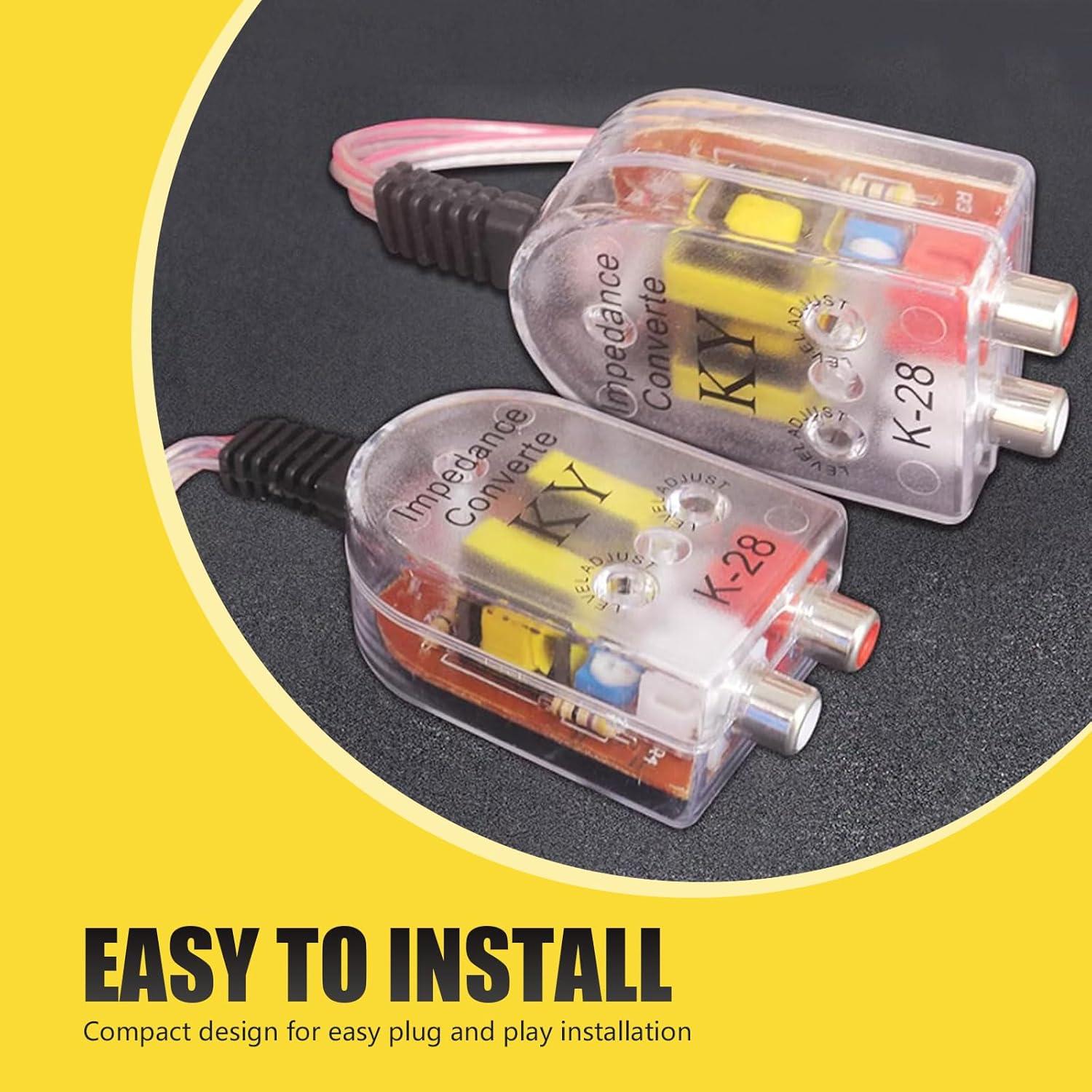 Convertidor de Señal RCA a Subwoofer lekudo 2 PCS