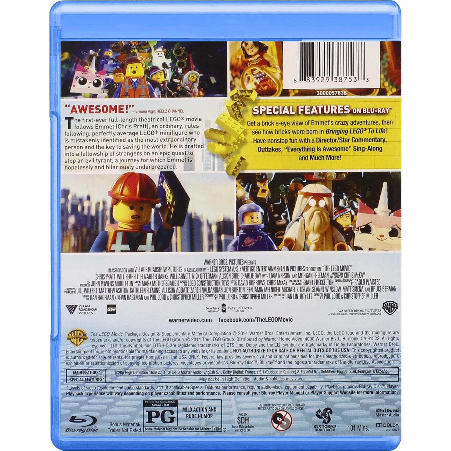 Película de Lego Blu-ray 2014 - Subtitulada Español