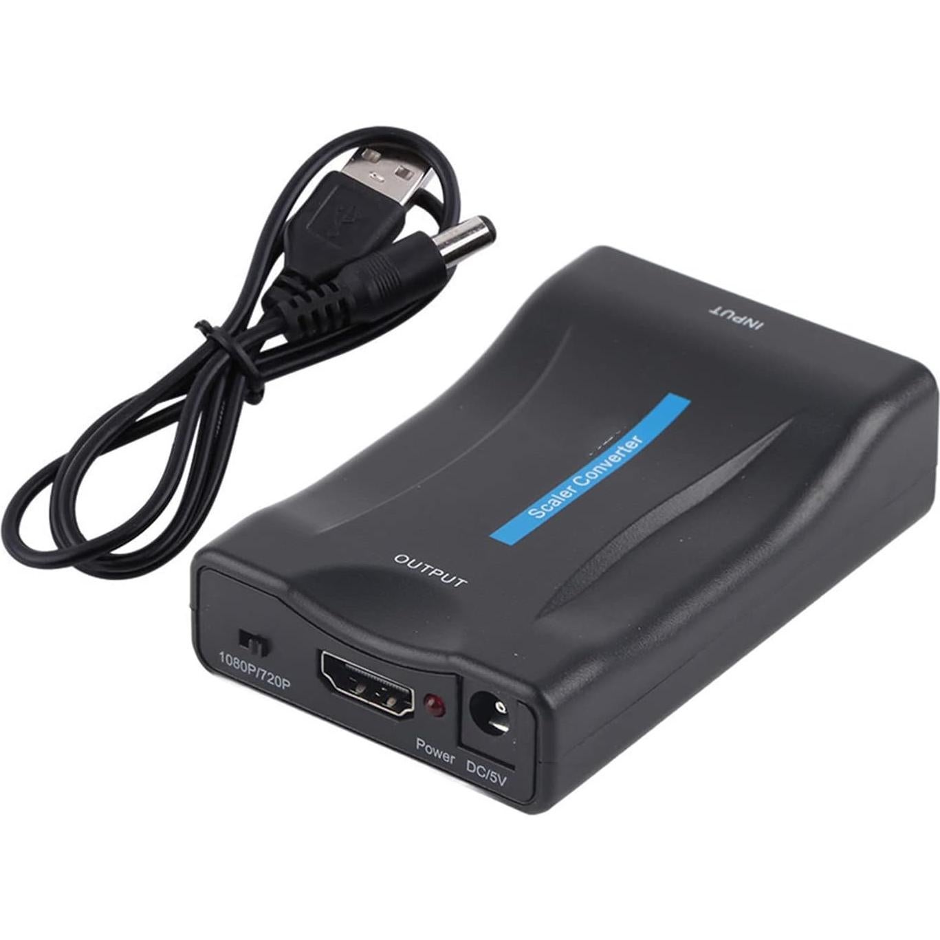 Convertidor SCART a HDMI Beufee 720P 1080P Adaptador