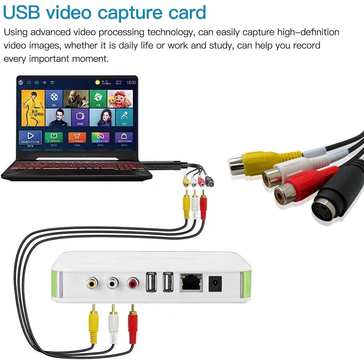 Adaptador Captura Video USB 2.0 USonline911 VHS a DVD