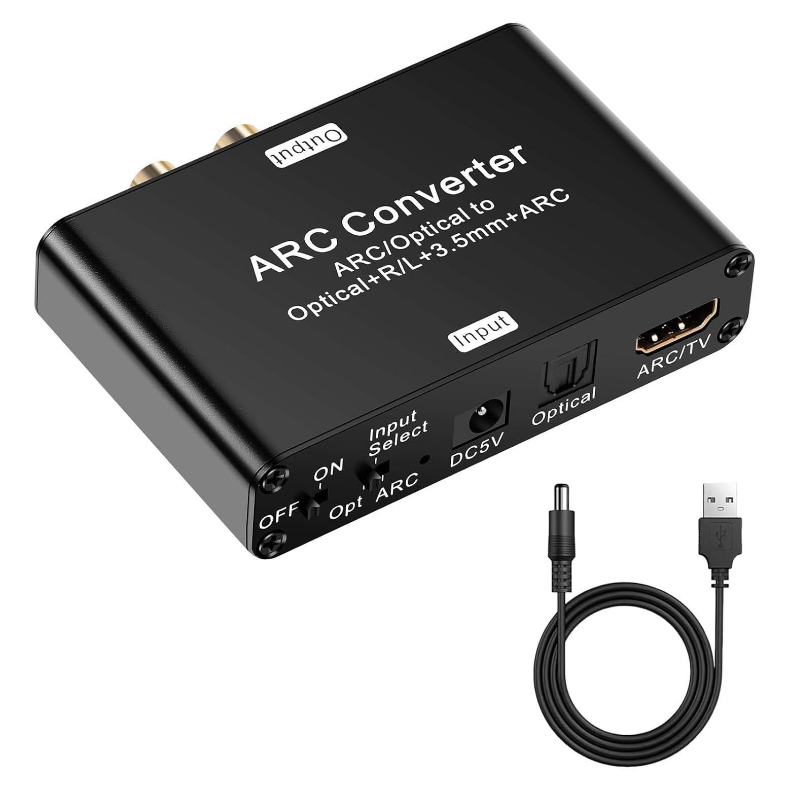 Convertidor de Audio Digital a Analógico DAC Blackonvlm 9x5.8cm