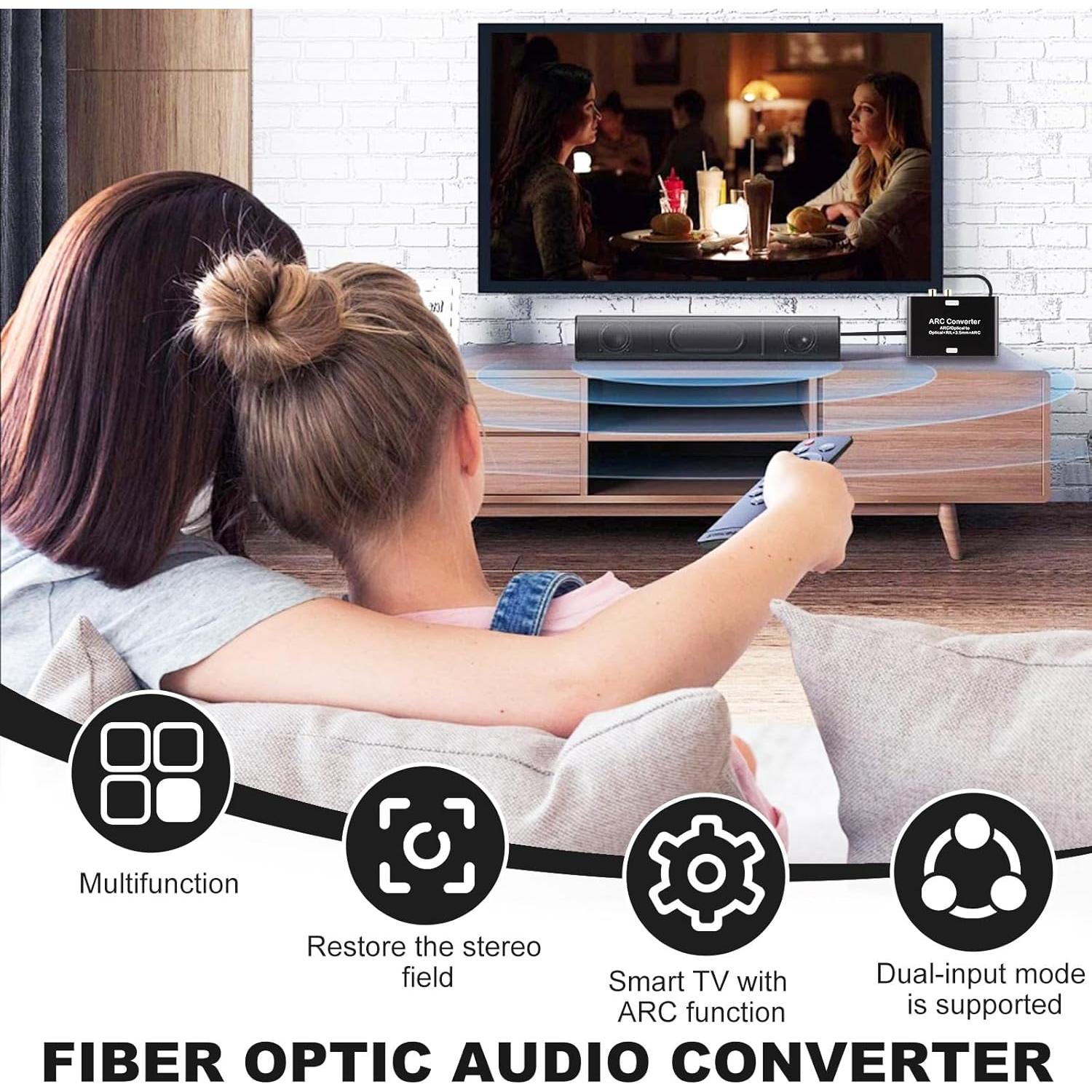 Convertidor de Audio Digital a Analógico DAC Blackonvlm 9x5.8cm