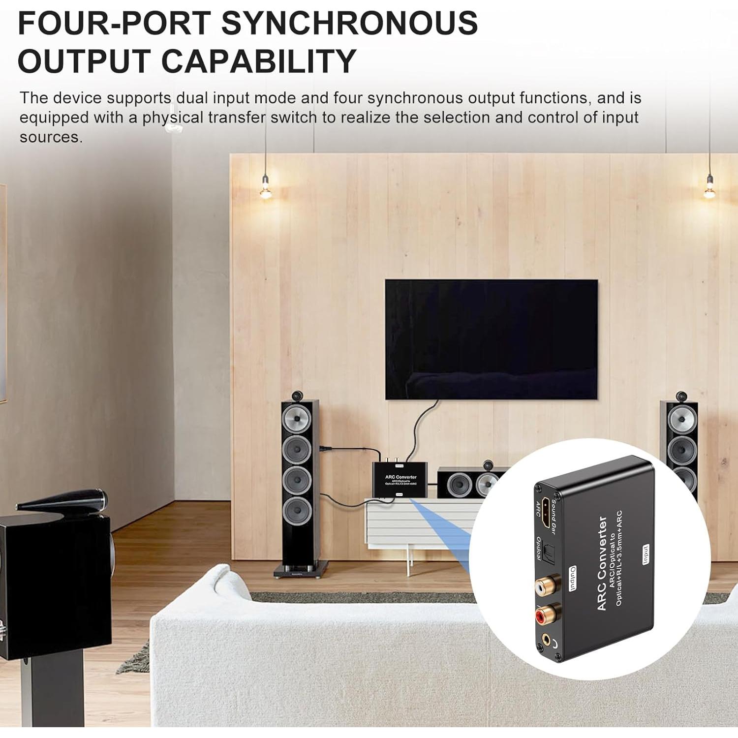 Convertidor de Audio Digital a Analógico DAC Blackonvlm 9x5.8cm