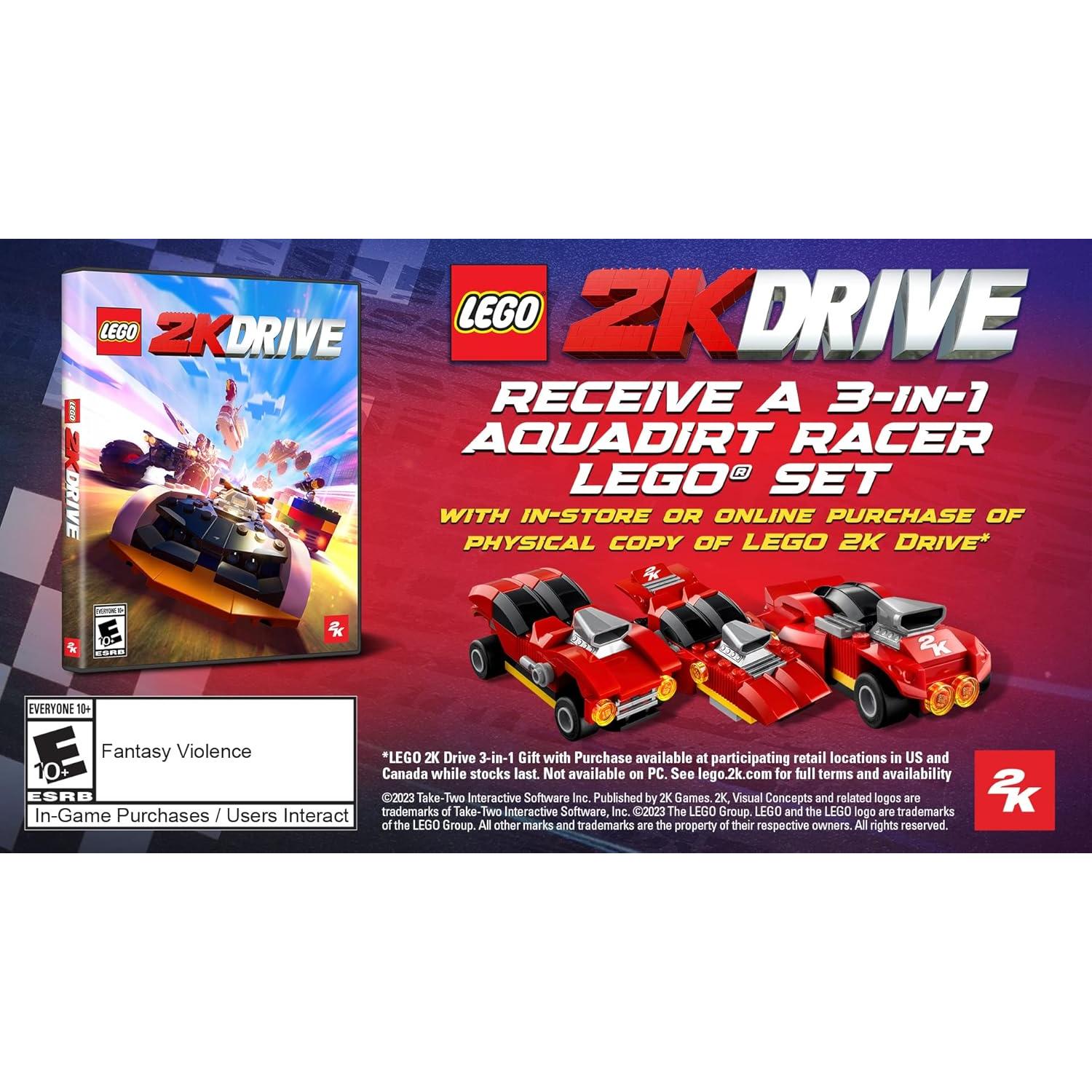 LEGO 2K Drive - Xbox Series X - Vehículo 3-en-1 Aquadirt