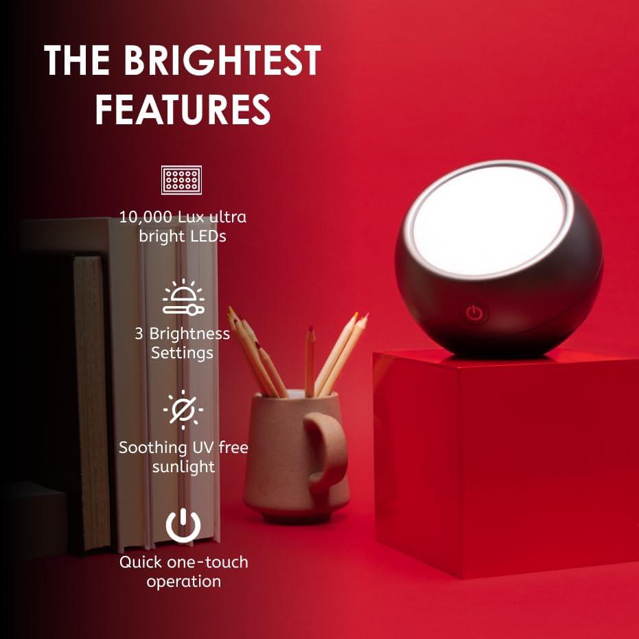 Lámpara de Terapia de Luz Circadian Optics Leo 10,000 Lux LED