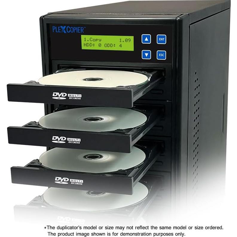 Duplicador de DVD/CD PlexCopier PLEX-S3T-DVD-BK 24X Negro