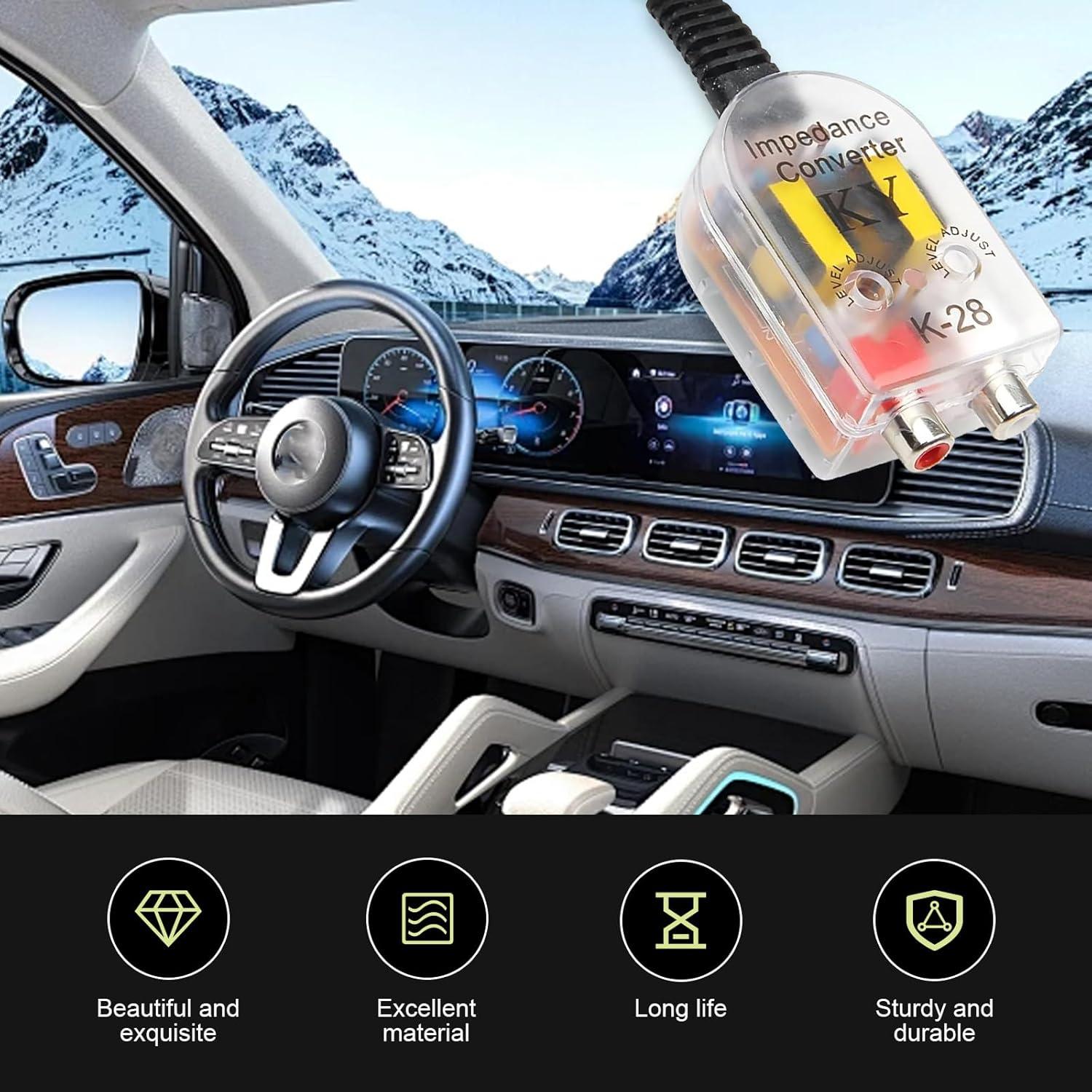 Adaptador de audio RCA a altavoz Zeathery HERYFZQ2601-2PC