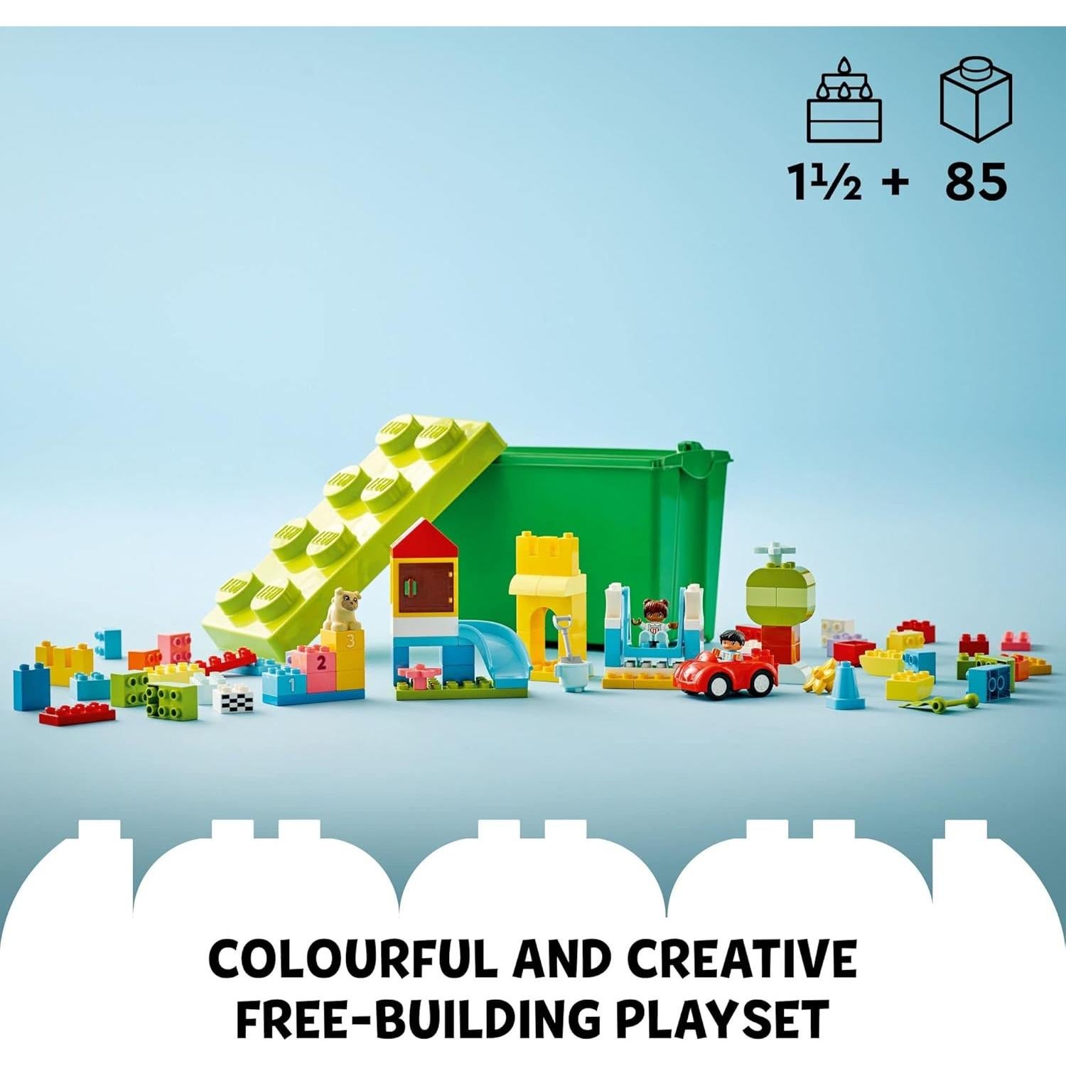 LEGO DUPLO Caja de Ladrillos Deluxe 10914 - 85 Piezas