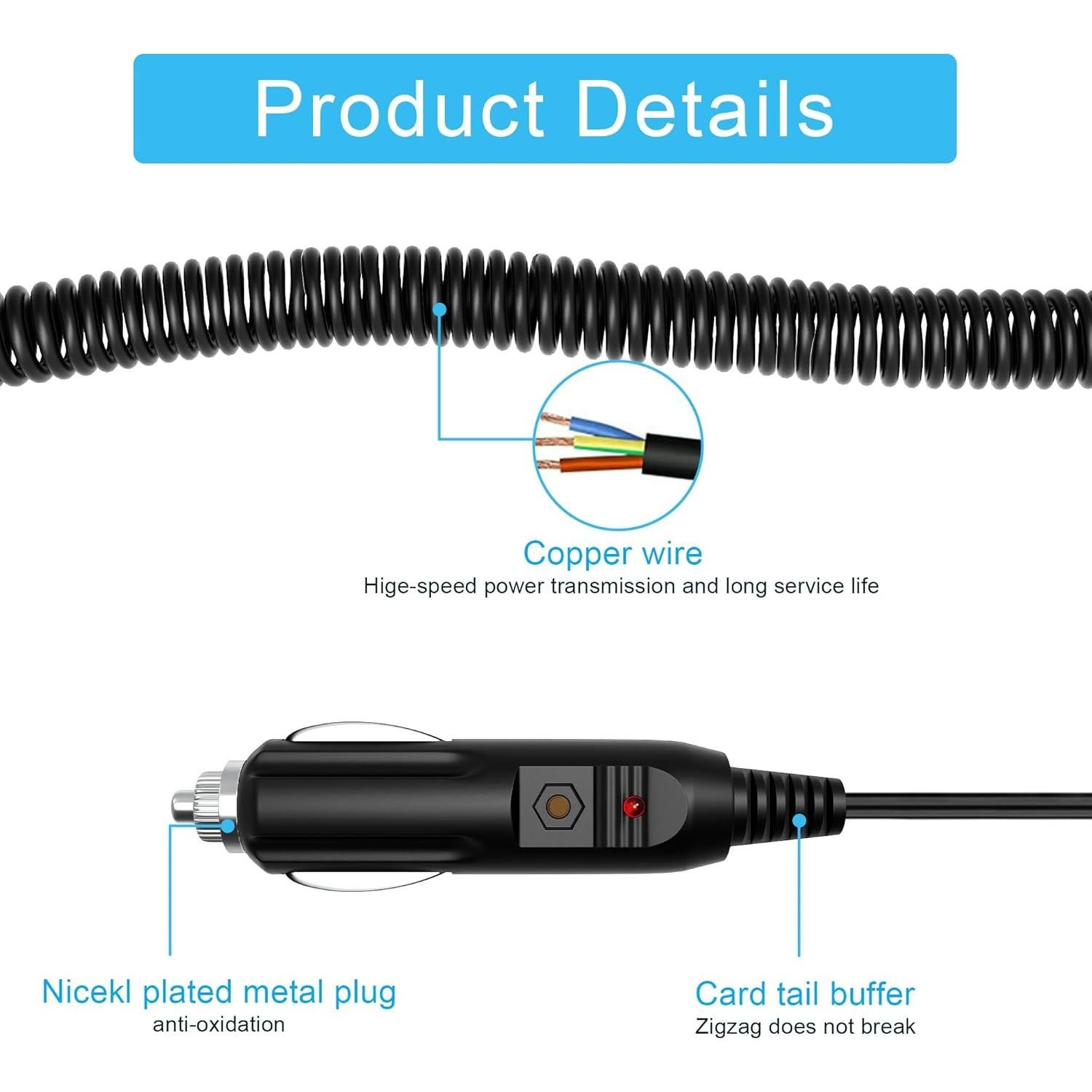 Adaptador de corriente 12V Bush BDVD8382i - Reemplazo seguro