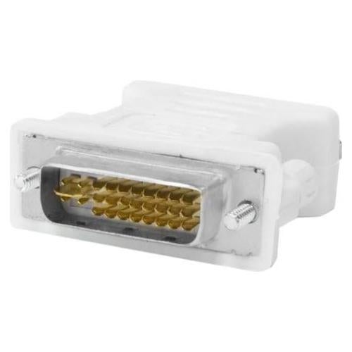 Kingwin DVI-I 24+5 Male to VGA HD 15 Female Adapter for HDTV, Gaming, Projector, DVD, Laptop, PC, Computers. Convert VGA/SVGA Monitors to DVI, and Supports Hot Plugging of DVI Display Devices
