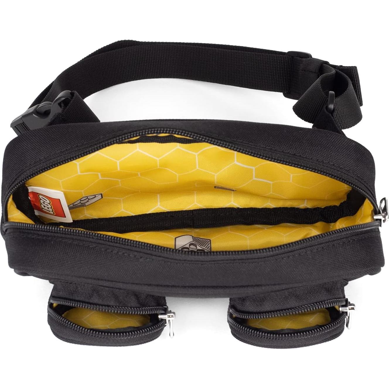 Riñonera LEGO Unisex para Niños 1.3L Color Negro