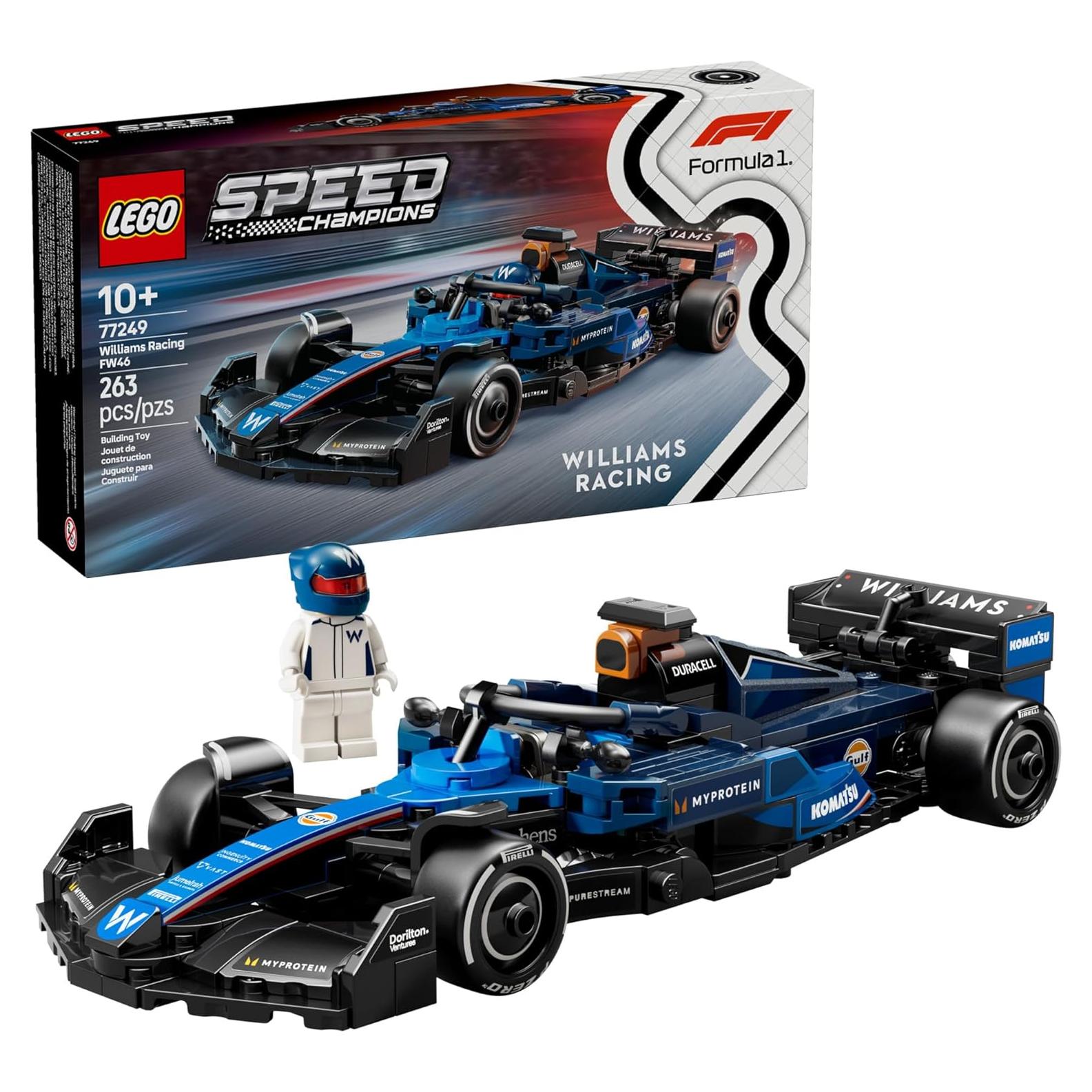 LEGO Speed Champions Williams Racing FW46 F1 - Juguete 10+