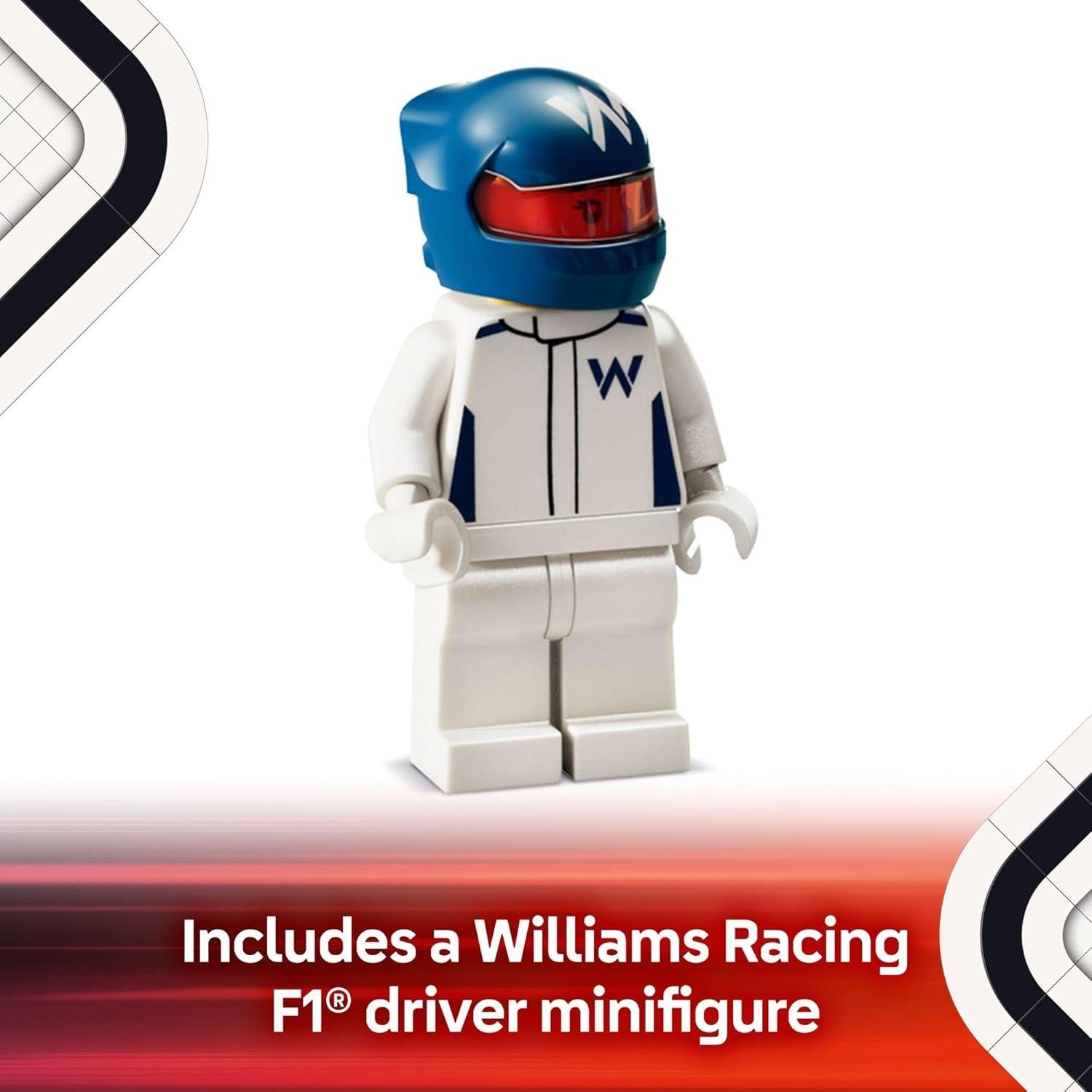 LEGO Speed Champions Williams Racing FW46 F1 - Juguete 10+