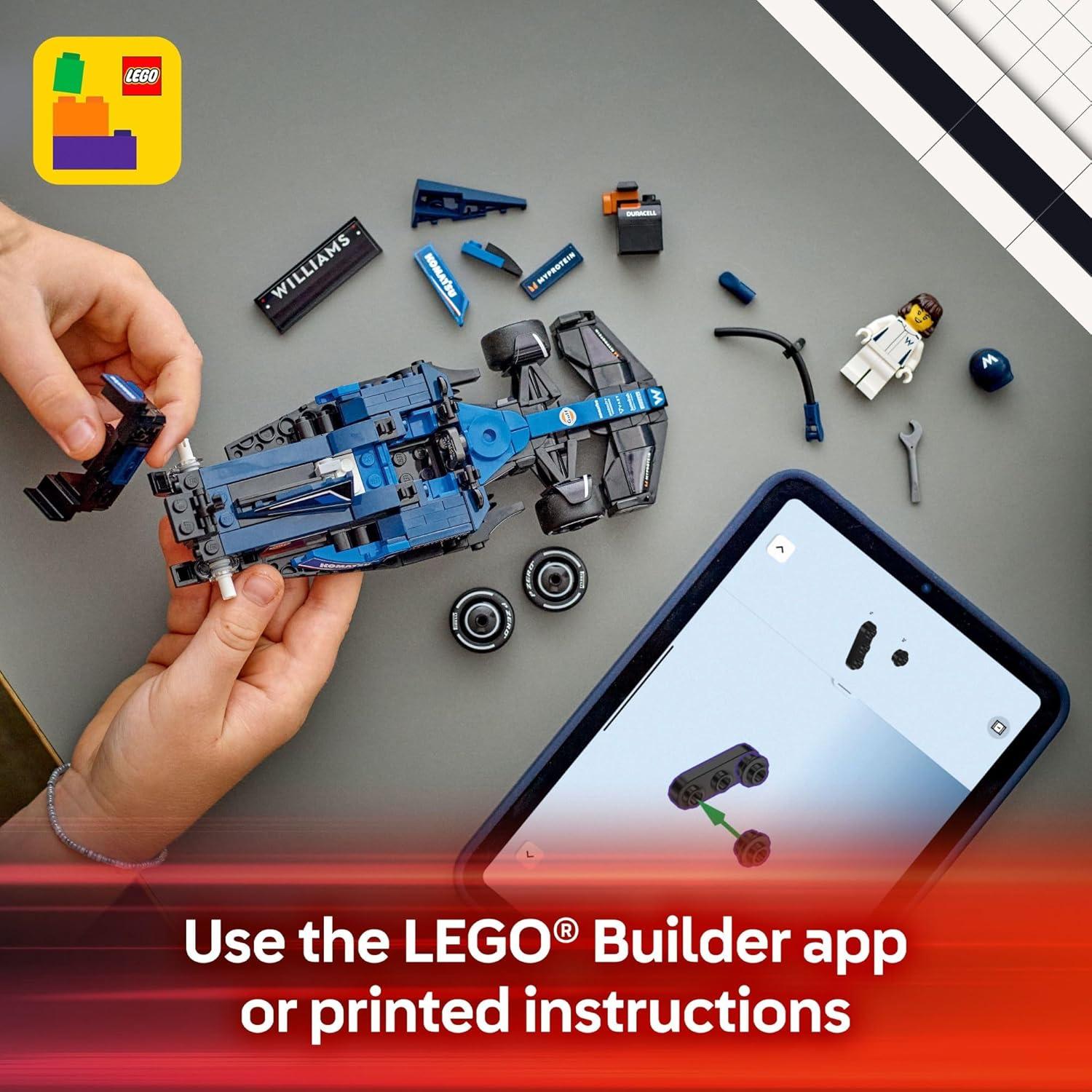 LEGO Speed Champions Williams Racing FW46 F1 - Juguete 10+