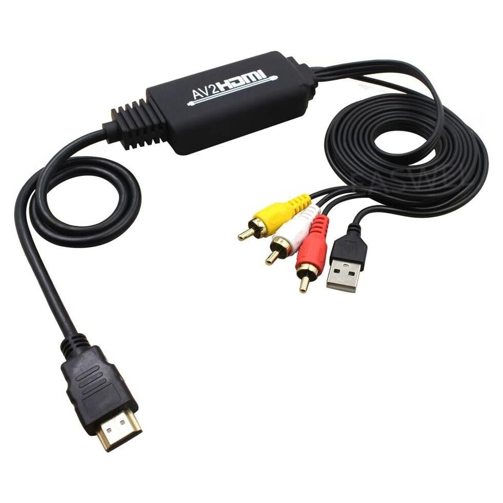 Convertidor HDMI 1080P a 3RCA Dreeong para TV y Consolas