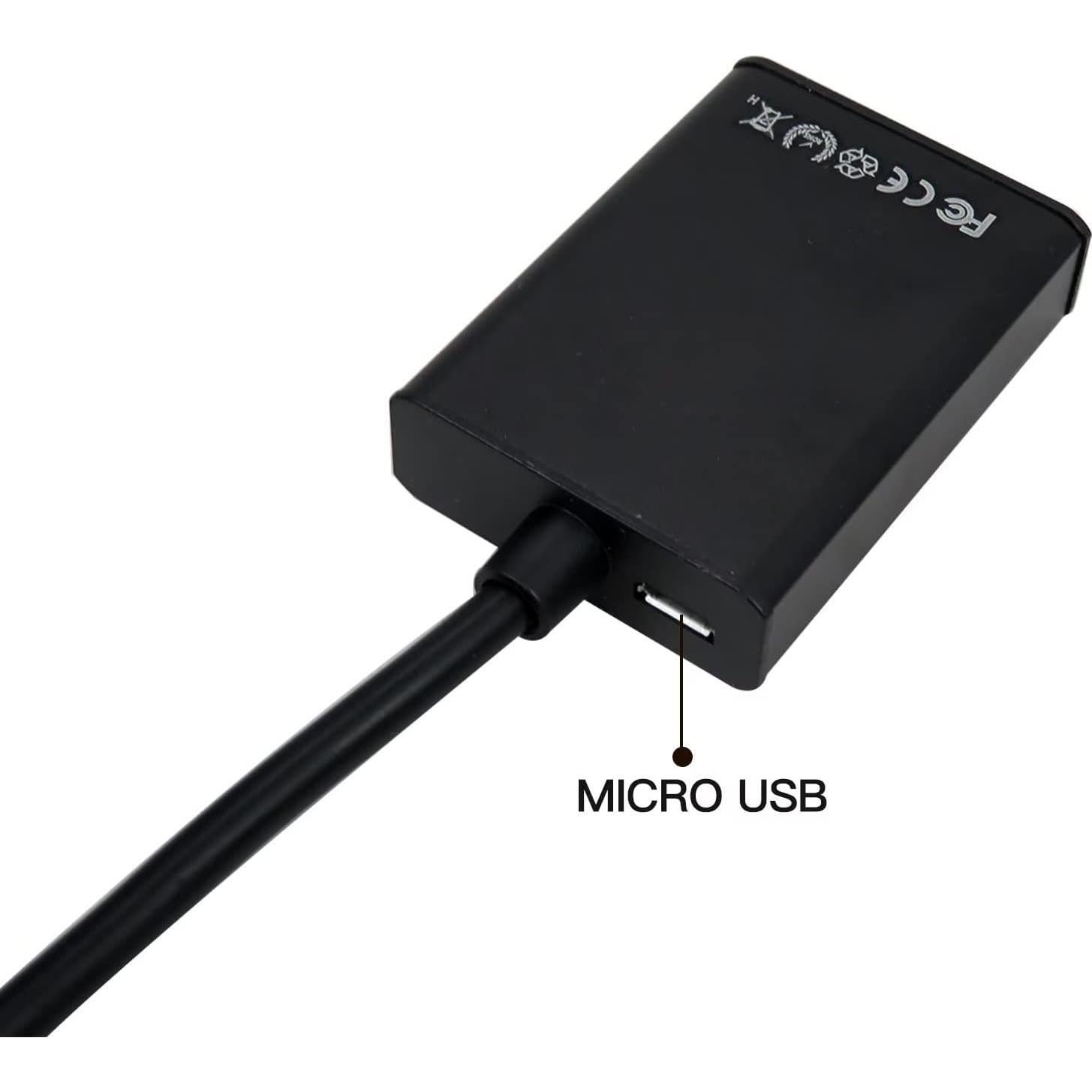 Adaptador VGA a HDMI 1080P USonline911 con Audio 3.5mm