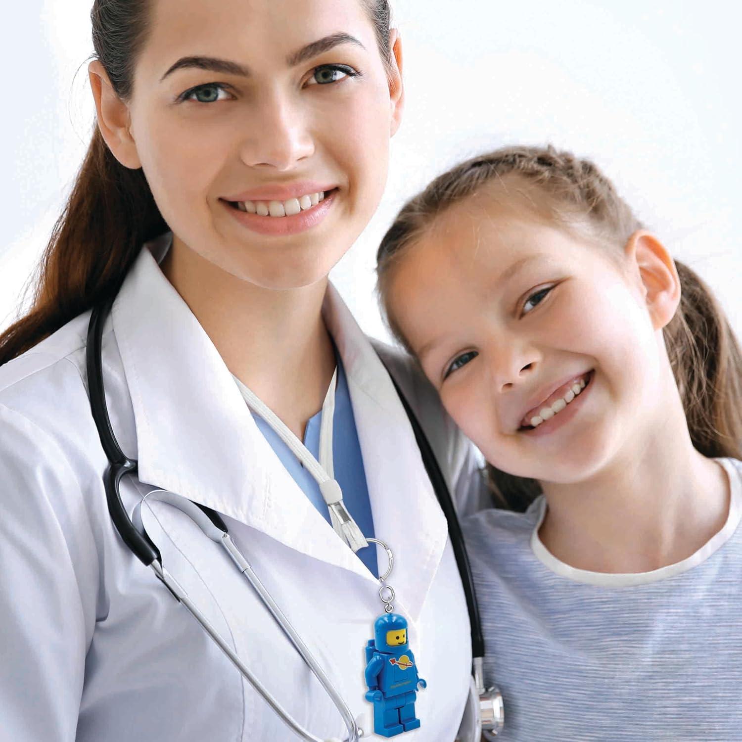 Llavero de Luz LEGO Astronauta Azul 7,62 cm Articulado