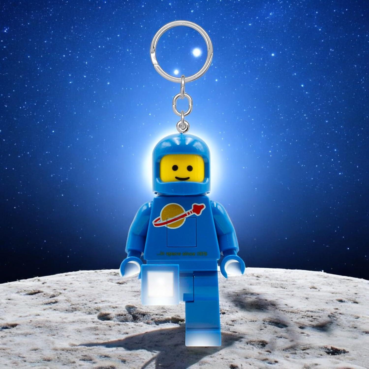 Llavero de Luz LEGO Astronauta Azul 7,62 cm Articulado