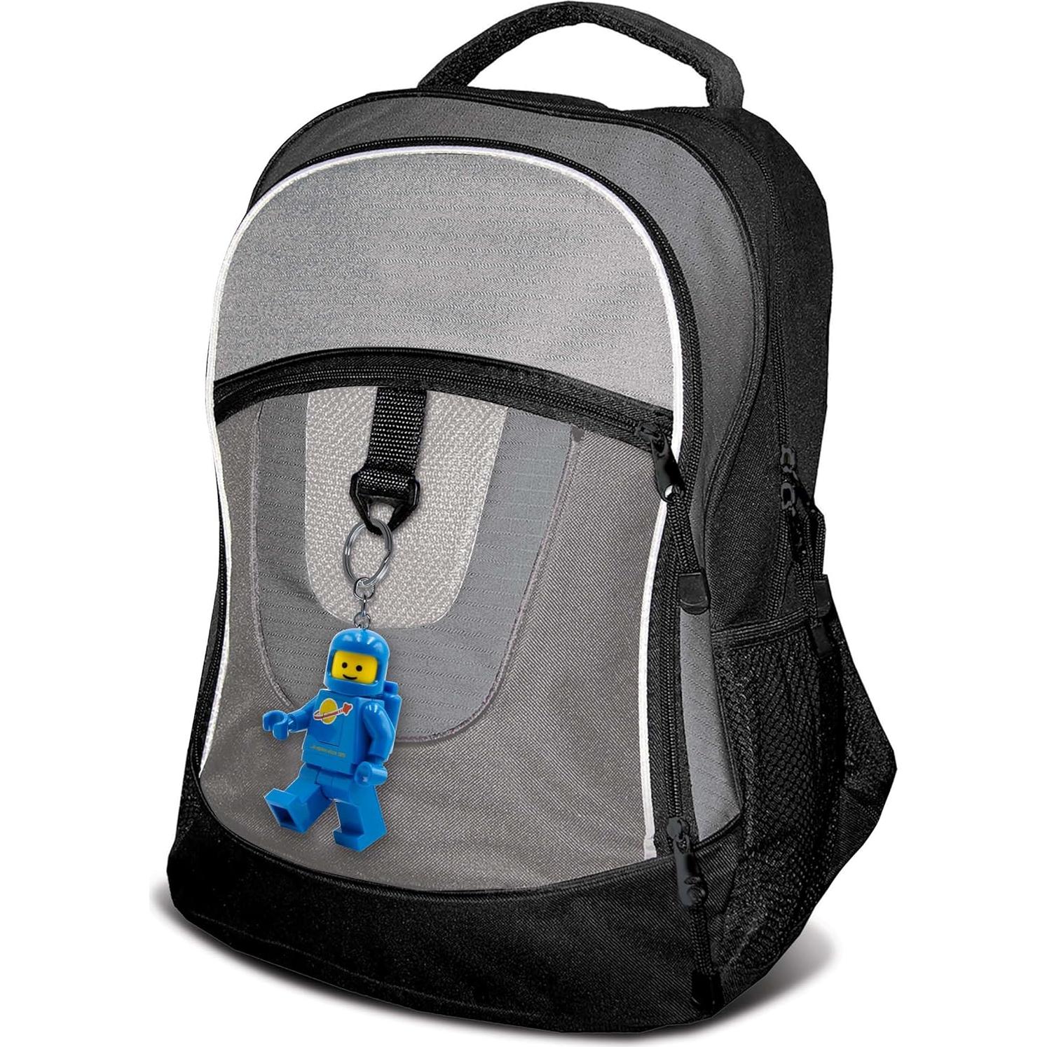 Llavero de Luz LEGO Astronauta Azul 7,62 cm Articulado