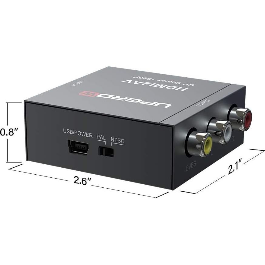 Convertidor HDMI a RCA UPGROW 1080p para TV Stick y PC