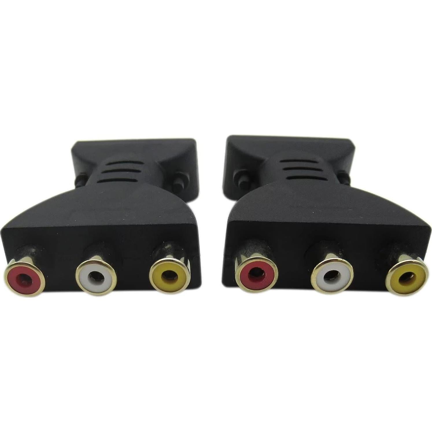 2 Adaptadores HDMI a 3 RCA Misimain para Video y Audio 720P 1080P