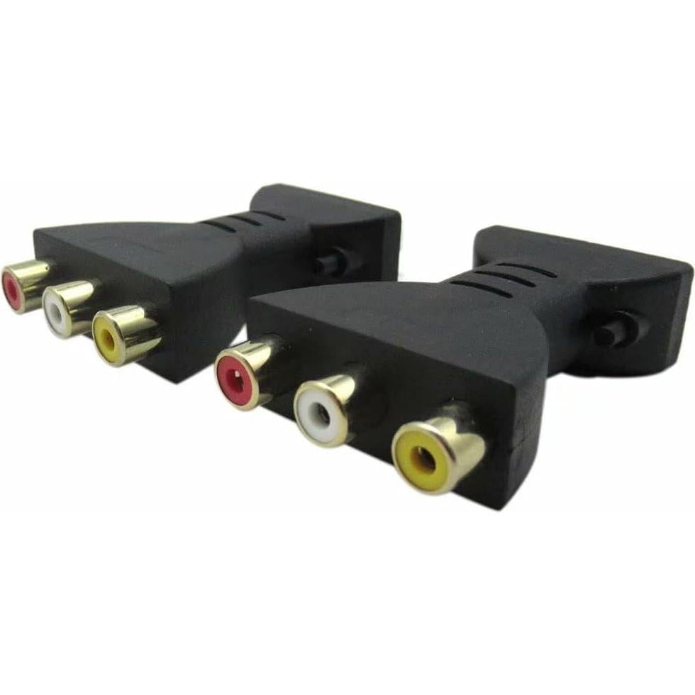 2 Adaptadores HDMI a 3 RCA Misimain para Video y Audio 720P 1080P