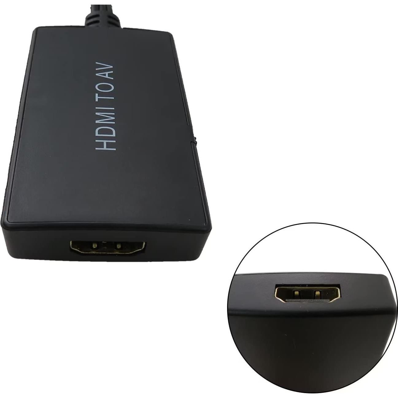 Convertidor HDMI a AV USonline911 - Adaptador de Video y Audio