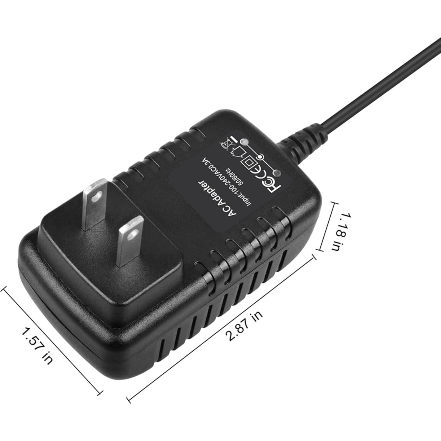Adaptador de corriente AC DC PKPOWER para DVD portátil Audiovox