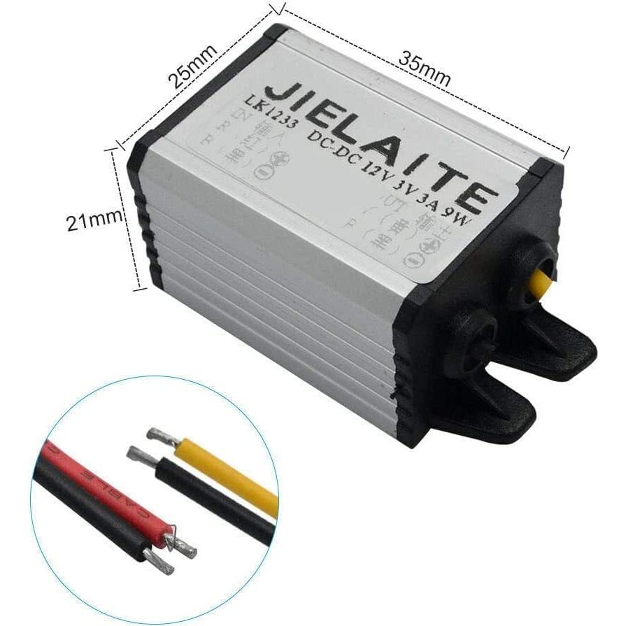 Convertidor Buck DC a DC 12V a 9V 2A a prueba de agua Boxonly