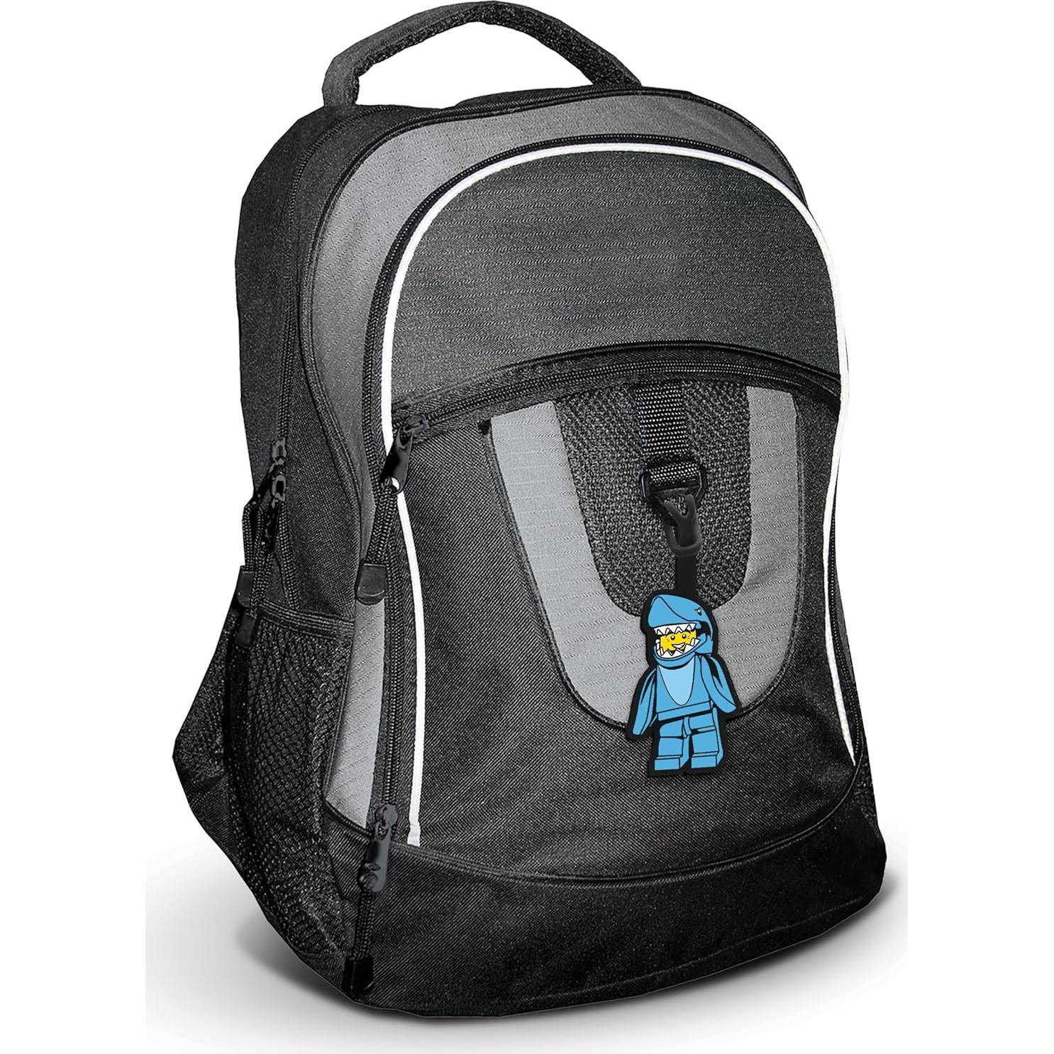 Etiqueta de Equipaje LEGO IQ Tiburón 17.78x6.35cm Azul