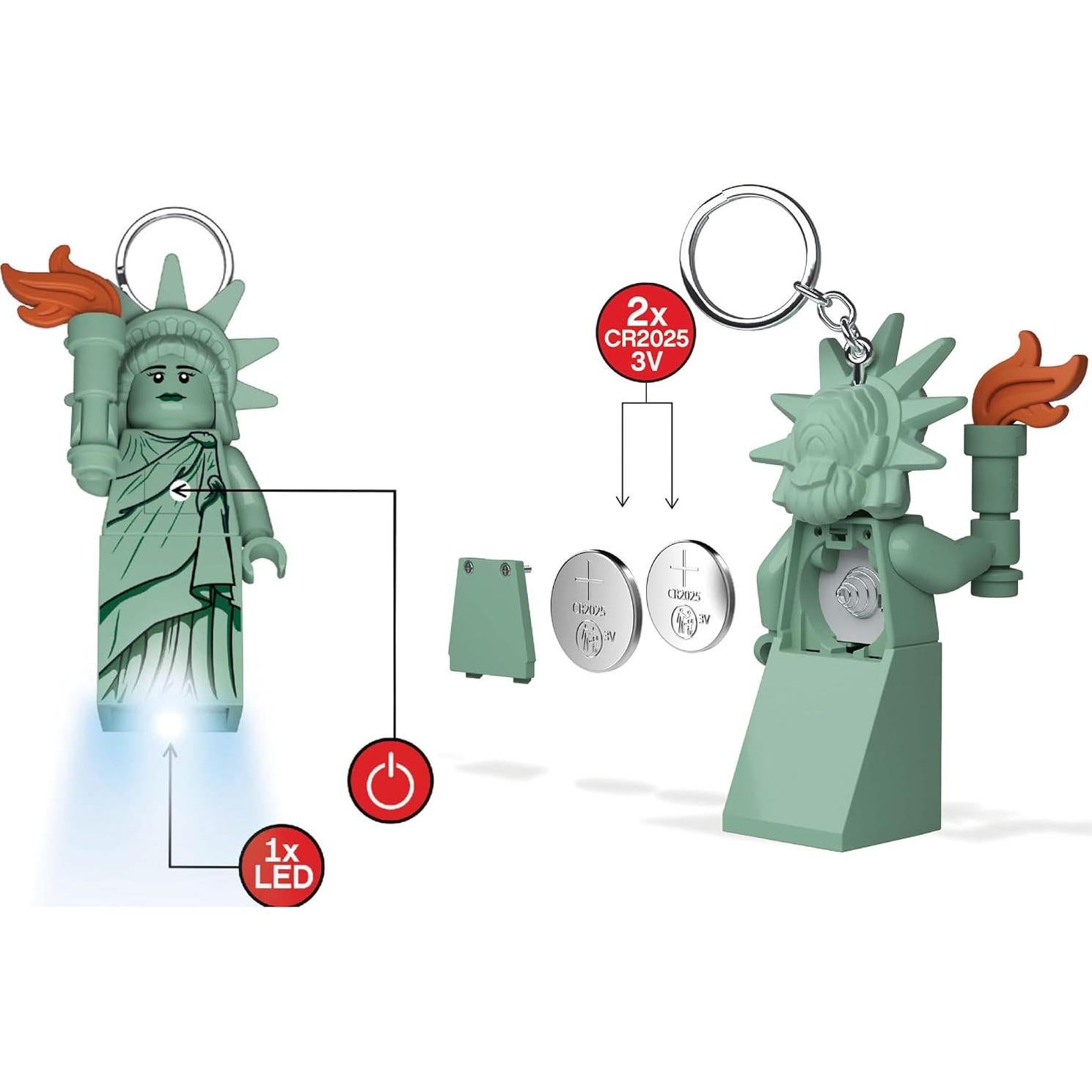 Luz de Llavero Lego Estatua de la Libertad 8.89 CM KE158