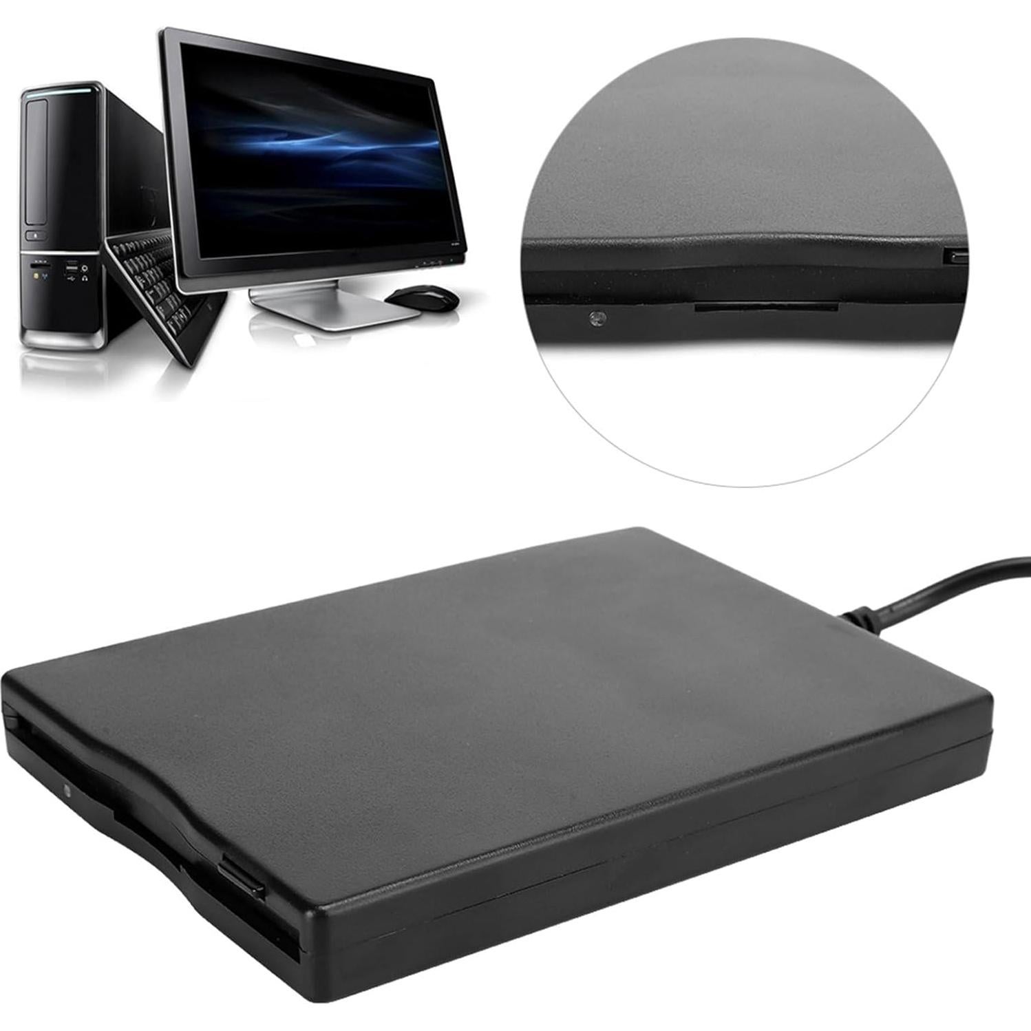 Unidad de Disquete USB Externa Hilitand 3.5" Compatible con Windows