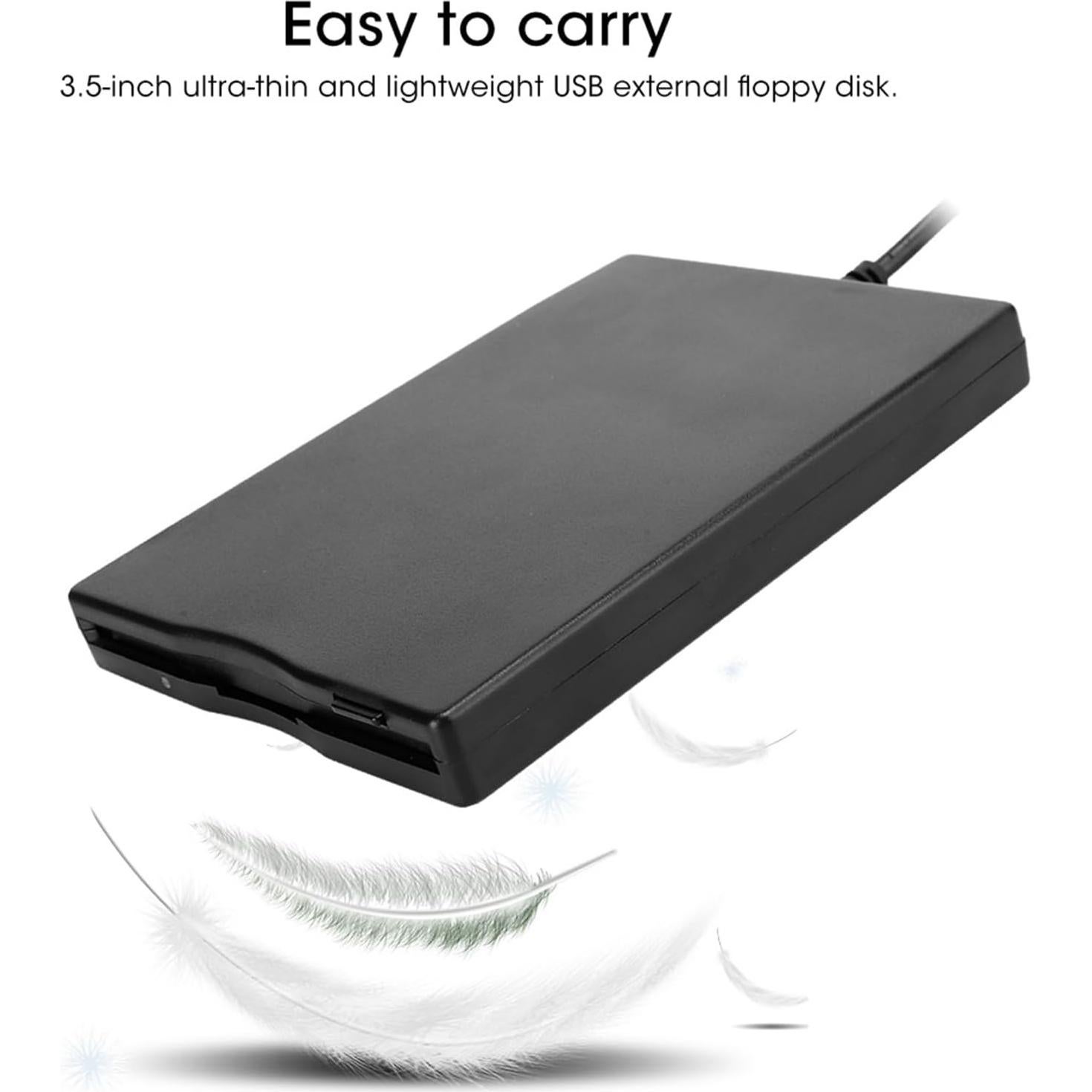 Unidad de Disquete USB Externa Hilitand 3.5" Compatible con Windows